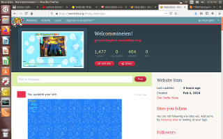 I realised I have gained
		404 updates.